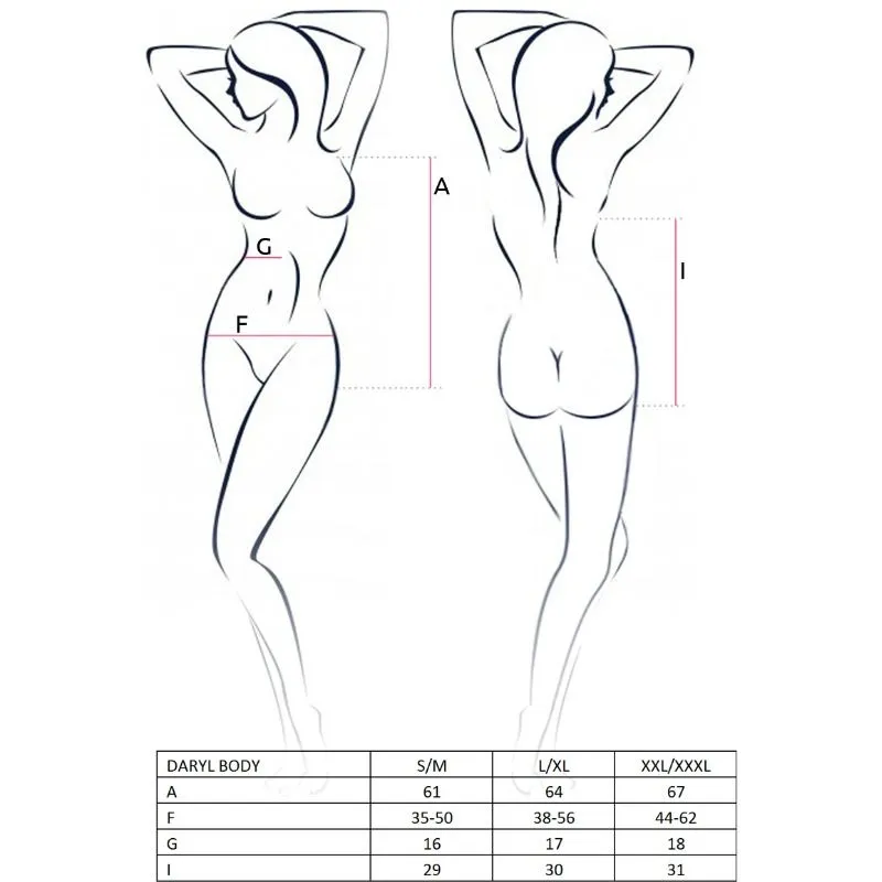 lingerie sexy teddy noir Passion Daryl polyester élasthanne polyamide confort douceur élasticité ajustement taille petite européenne finition coffret cadeau