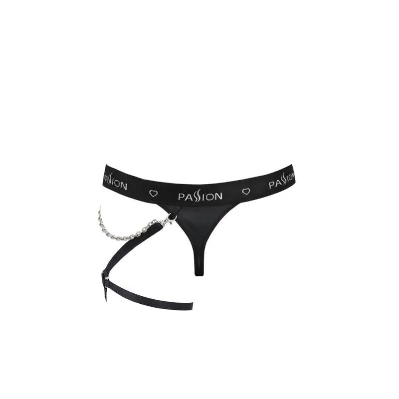string noir sensuel élégant raffiné confortable stretch polyuréthane polyester certifié OekoTex fabriqué Pologne tailles SM LXL durable doux maintien