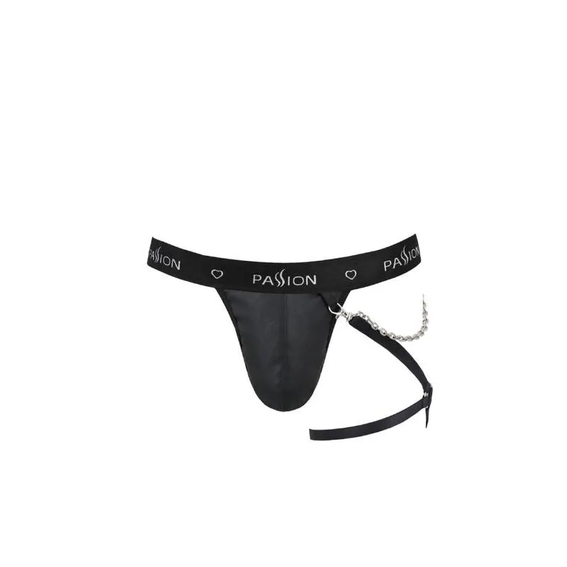 string noir sensuel élégant raffiné confortable stretch polyuréthane polyester certifié OekoTex fabriqué Pologne tailles SM LXL durable doux maintien