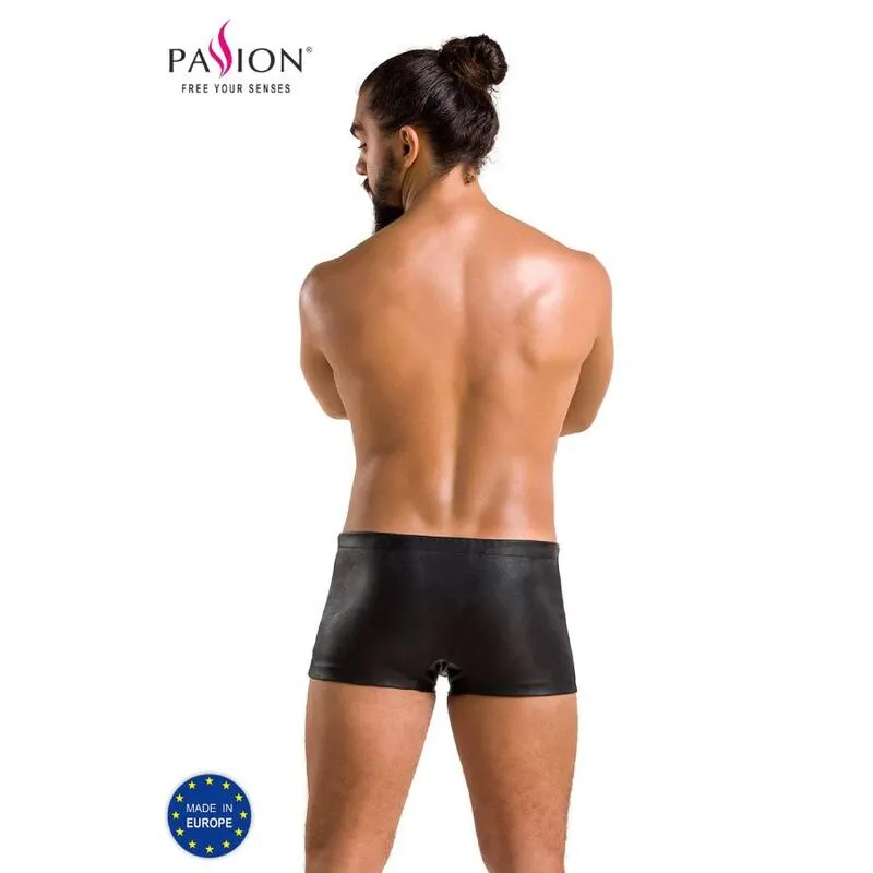 PASSION lingerie short noir polyuréthane polyester extensible confortable femme séduisante soirée romantique fabrication européenne certifié OekoTex tailles S M L