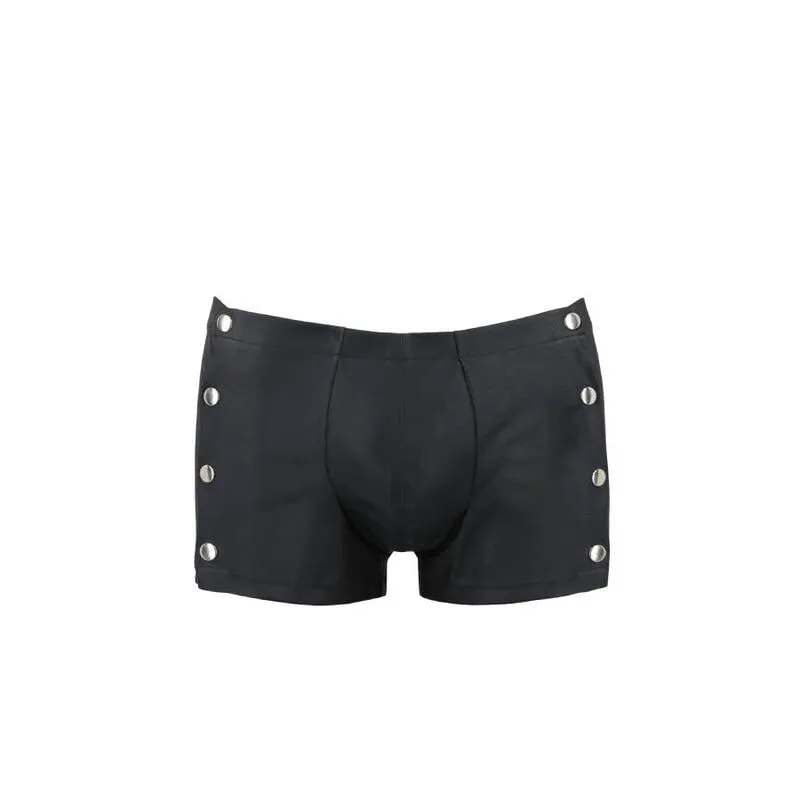 PASSION lingerie short noir polyuréthane polyester extensible confortable femme séduisante soirée romantique fabrication européenne certifié OekoTex tailles S M L
