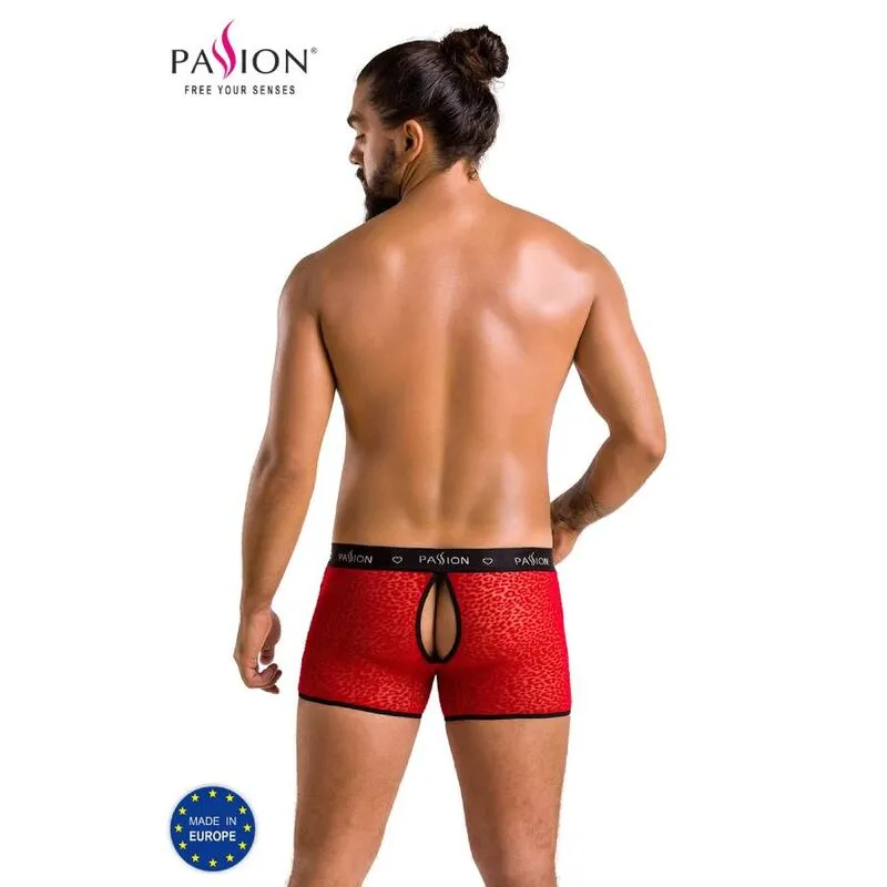 Passion lingerie short Parker rouge moderne confortable élégant féminin ajusté doux extensible respirant durable certifié oekotex fabrication européenne tailles S