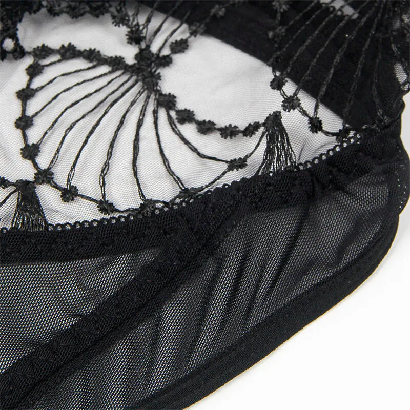 body sexy dentelle noire transparent creux sublime confortable élégant sensuel raffiné élastique polyester élasthanne moulant ajustable
