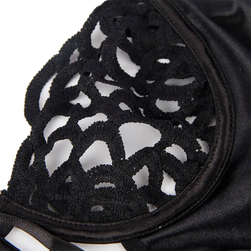 body dentelle noire sublime sexy femme moderne élégante confort maximisé extensible douceur durable ajustement flatteur maintien sensuel romantique