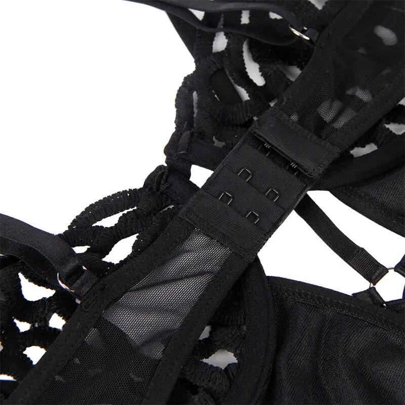 body dentelle noire sublime sexy femme moderne élégante confort maximisé extensible douceur durable ajustement flatteur maintien sensuel romantique