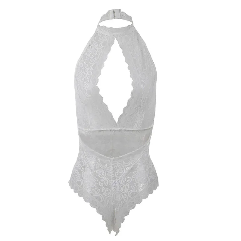 Subblime justaucorps dentelle blanc grande taille femme américaine confort sexy maintien extensible coupe ajustée sophistiquée douce résistante finitions impeccables