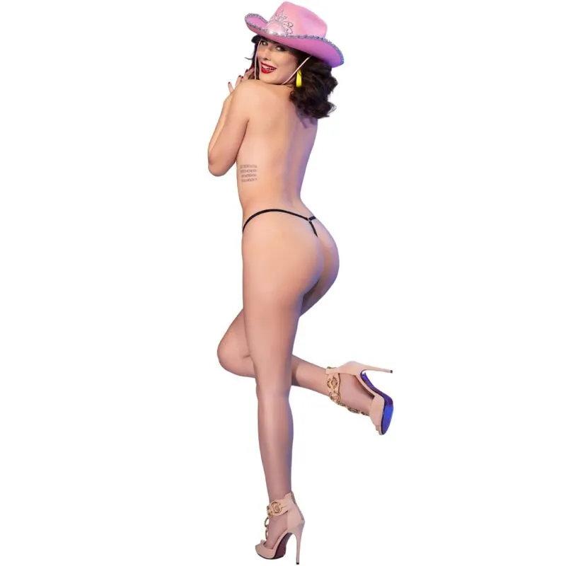 string noir néon imprimé fermetures éclair strass ajustables sexy glamour tissu doux extensible coupe flatteuse silhouette sangles réglables tailles