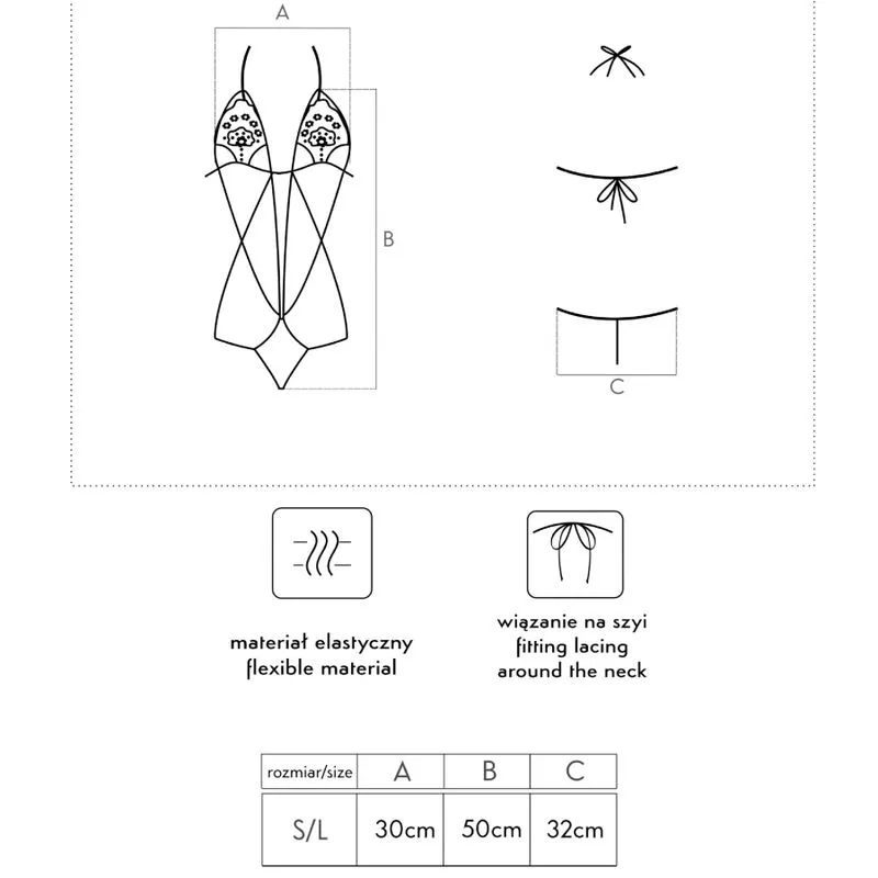 Body dentelle noire sensuelle Luisina Livco Corsetti ajustable bretelles réglables soutiengorge effet liftant taille unique extensible