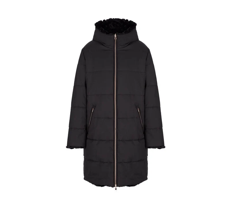 Giaccone Donna Montain Eco Fur JKT Hooded Reverse