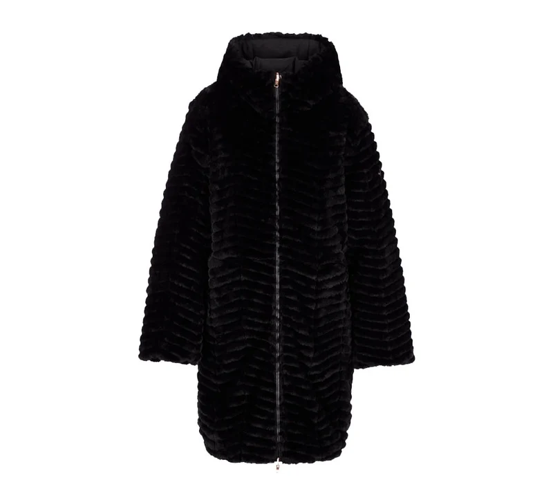 Giaccone Donna Montain Eco Fur JKT Hooded Reverse