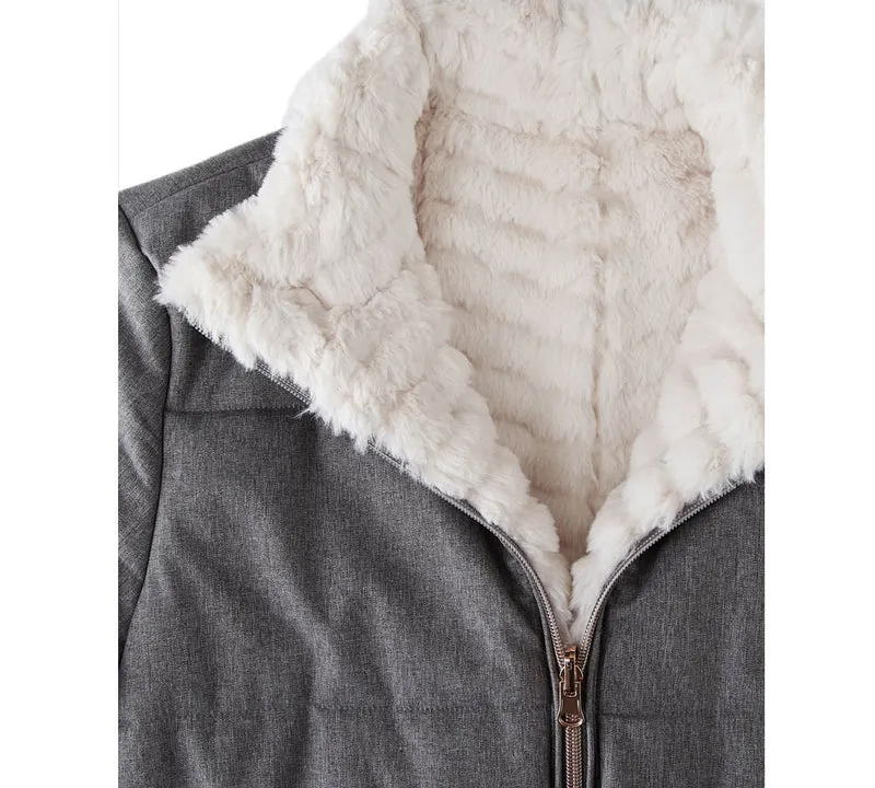 Giacca Donna Montain Eco Fur JKT Reverse