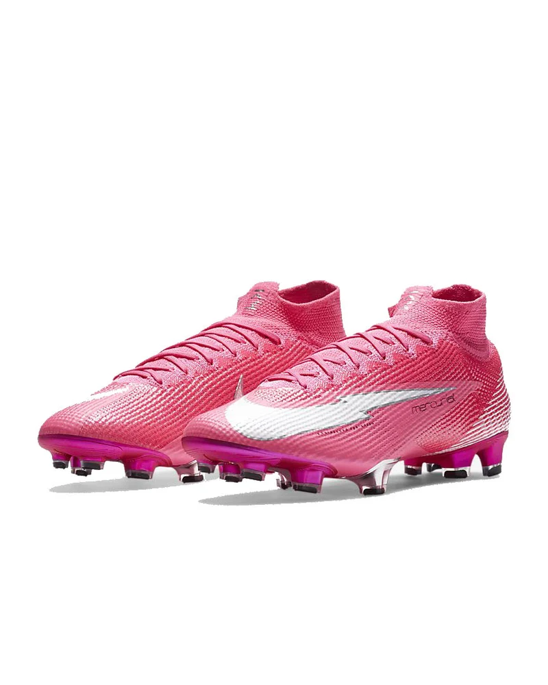 Scarpe Calcio Nike Mercurial Superfly 7 Elite Mbappè Rosa FG