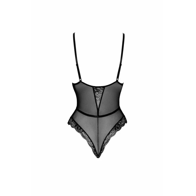 justaucorps dentelle noir collier intégré sexy élégant sophistiqué sensuel ajusté extensible confortable délicat glamour résistant polyvalent soirée romantique