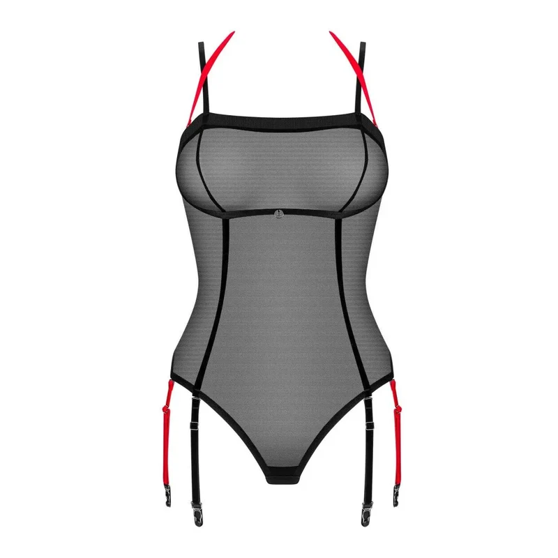 Body noir transparent dos nu pendentif brillant jarretelles détachables bretelles réglables tissu doux extensible maintien sculptant tailles disponibles