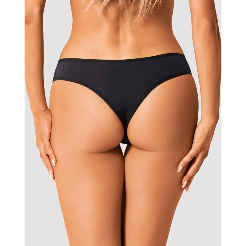 culotte noire Bella Rou tulle fleuri brodée bijou élégante confortable raffinée séduisante soyeuse durable ajustée féminine