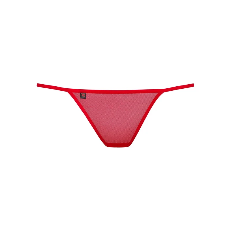 string rouge élastique broderie florale confortable élégant sensualité léger extensible polyamide élasthanne durable lavable soirée romantique quotidien