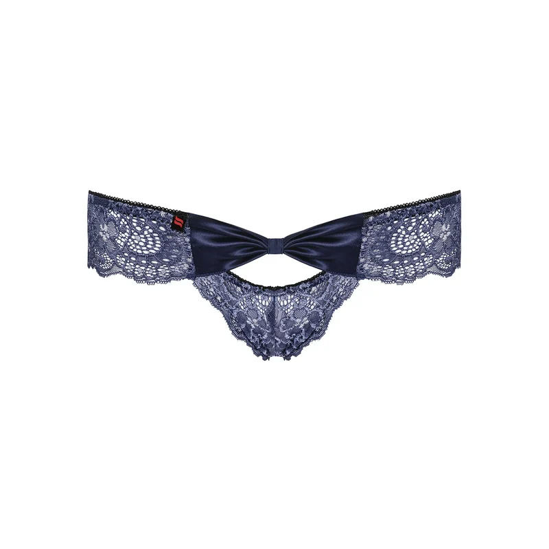 culotte satin dentelle noeud bleu confortable séduisante fesses sublimes élégante élastique luxueuse sensuelle séduction finitions