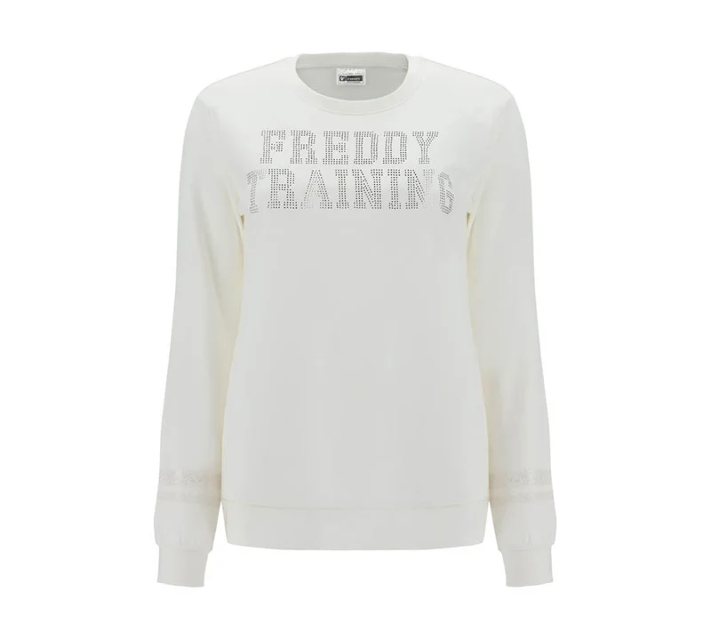 Felpa Donna Training Lettering Metal