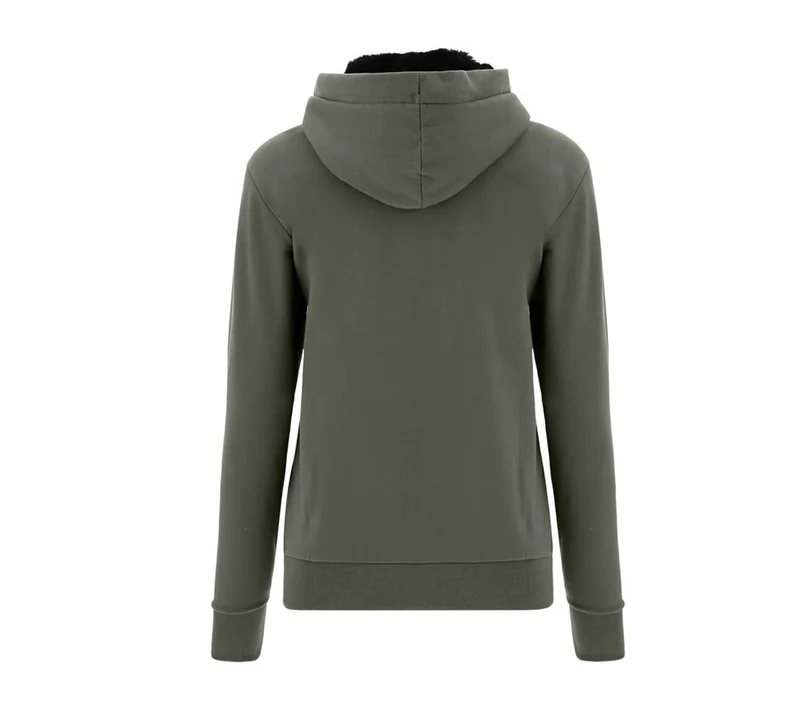 Felpa Donna College Pailettes Hoodie