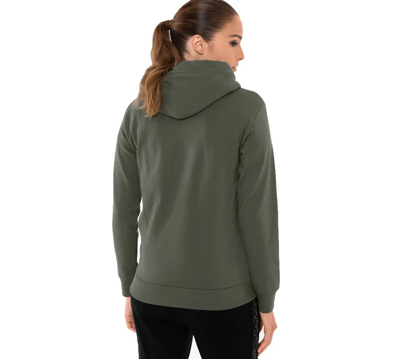 Felpa Donna College Pailettes Hoodie