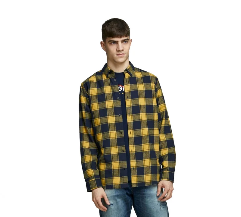 Camicia Uomo Jorjan Jane Check Long Sleeve