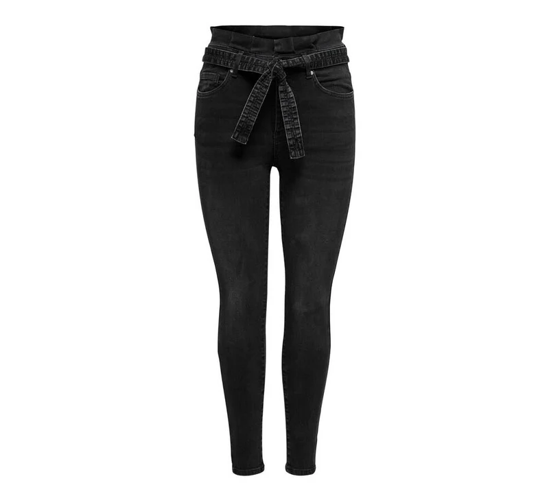 Jeans Donna Hush Life Mid Ankle Paperbag Skinny
