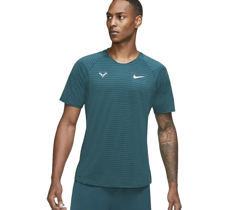 T-Shirt Tennis Uomo NikeCourt AeroReact Rafa Slam