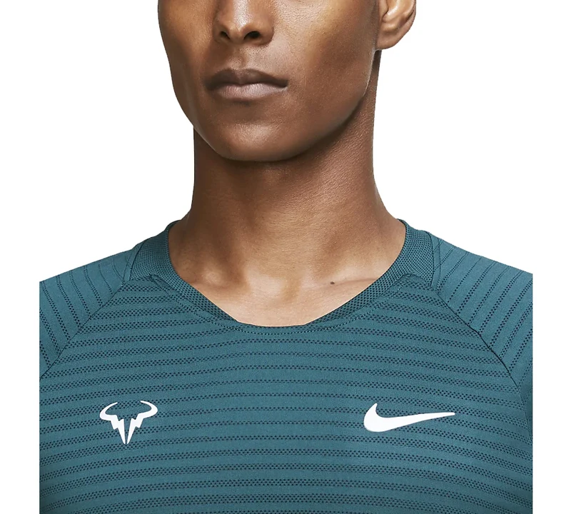 T-Shirt Tennis Uomo NikeCourt AeroReact Rafa Slam