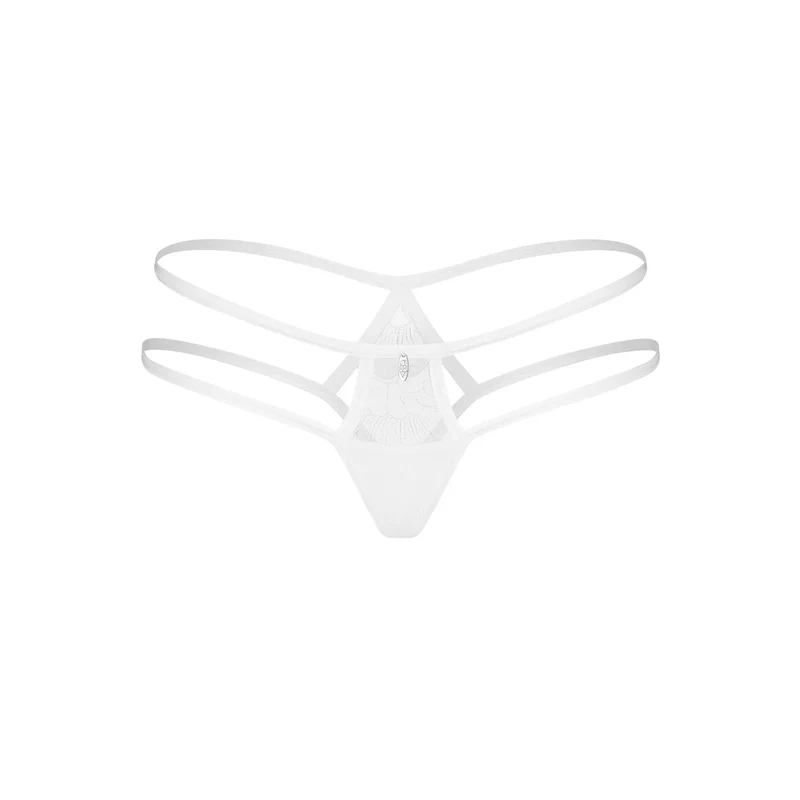 Arrowel culotte blanche dentelle transparente réglable maintien bordure élastique élégante raffinée délicate douce respirante tulle fin fabriquée UE