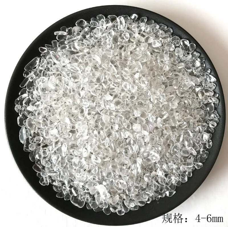 1kg Wholesale Natural Stone White Clear Crystal Rough Raw Gemstone Crystal Mineral Specimen Rock Quartz Chips Gravel Decoration
