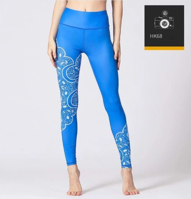 Printed Yogini Yoga Pants Women High Waist Yoga Leggings