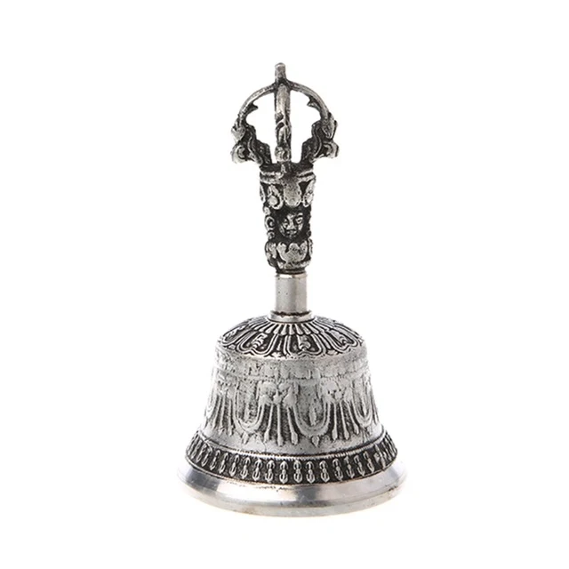 Handcrafted Tibetan Meditation Singing Bell with Dorje Vajra Practice Tool