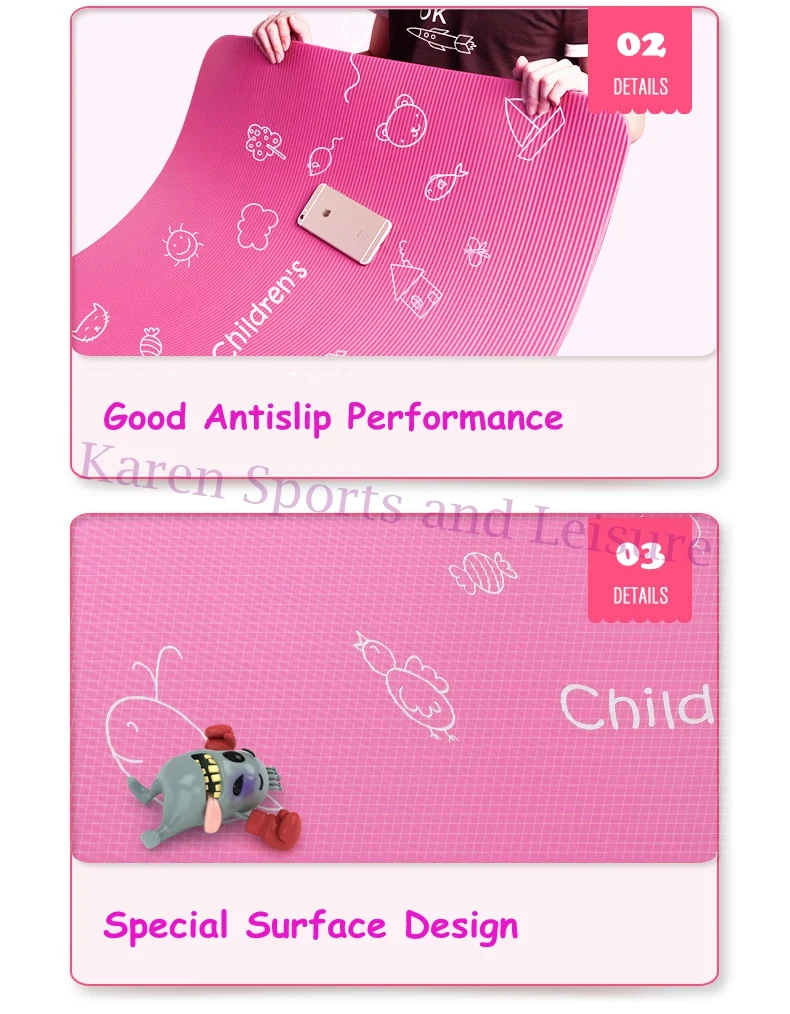 Kids Favorite Yoga Mat- 10mm Non-slip surface!