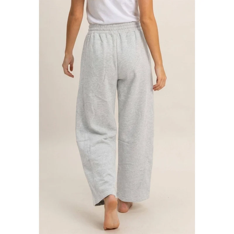 Drawstring Waist Barrel Sweatpants