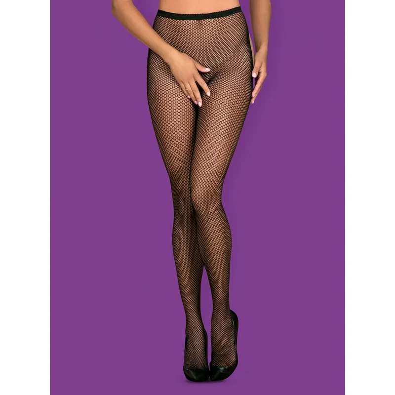 collants résille noirs laçage arrière ouverture fesses sexy durable extensible élastique confortable sculptant séduction glamour soirée ajustement