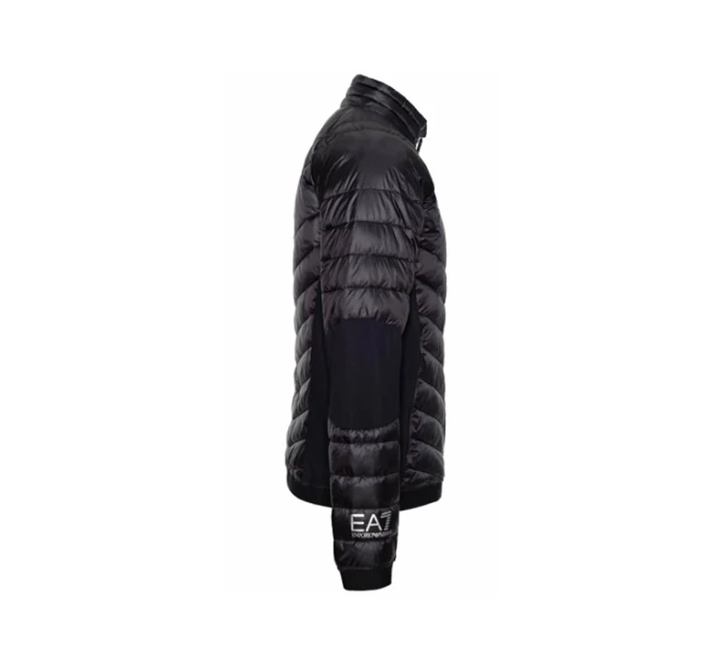 Giacca Uomo Trapuntata Logo High Neck Full Zip