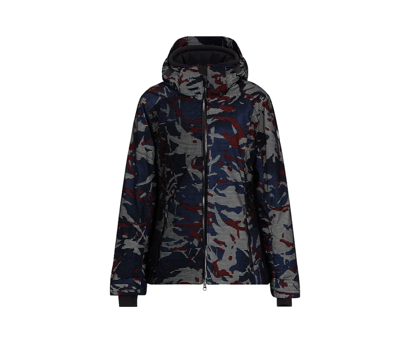 Giacca Sci Donna Camouflage Hoodie