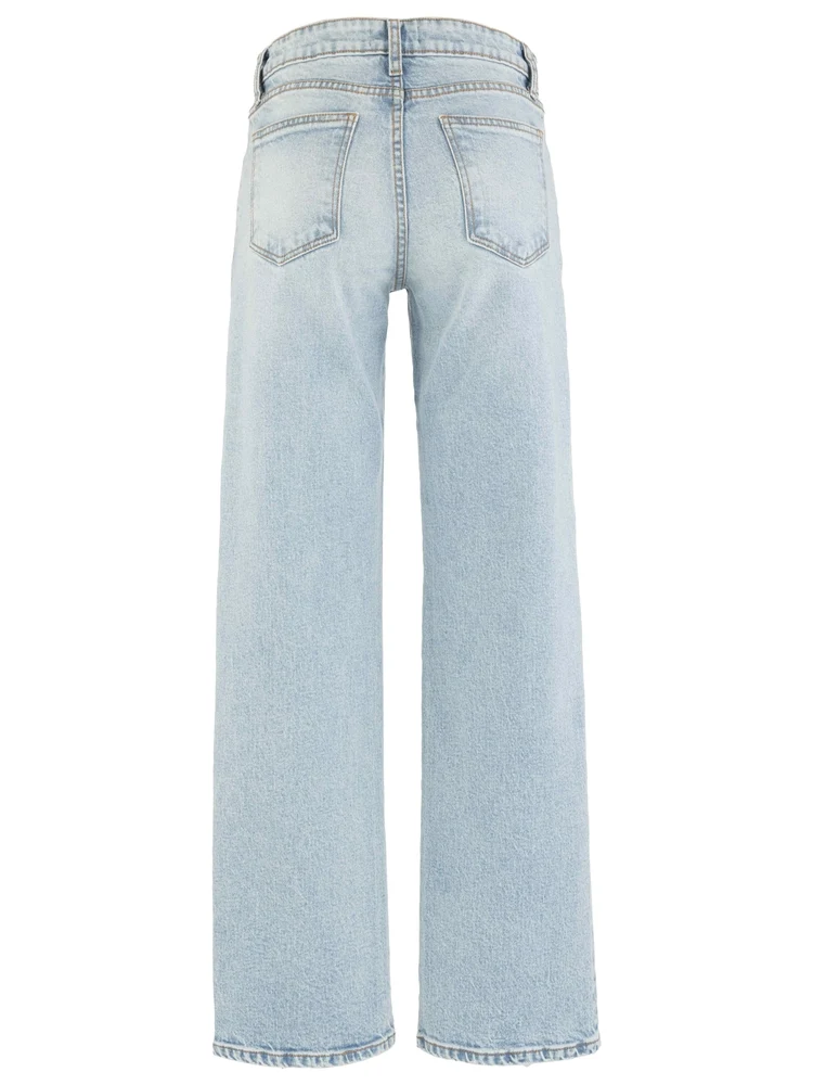 Selena Baggy Low Rise Straight Leg