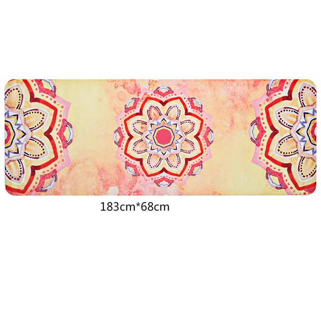 Travel Yoga Mat! 1.5mm Ultra-thin, Eco-Friendly, Natural Rubber. Beautiful Designs!