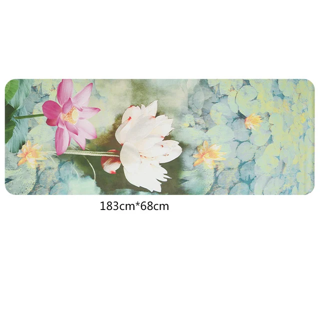 Travel Yoga Mat! 1.5mm Ultra-thin, Eco-Friendly, Natural Rubber. Beautiful Designs!