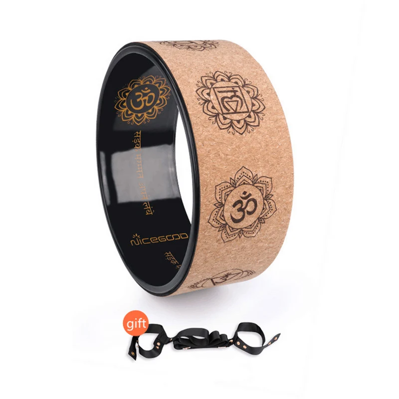 Cork Yoga Exercise Wheel - Eco Friendly!