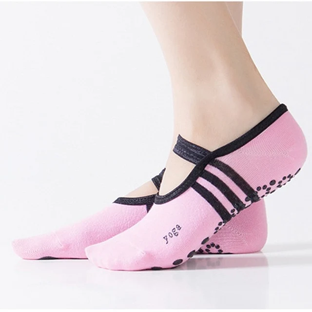 Anti Slip Cotton Sports Yoga Socks