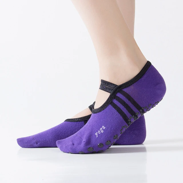 Anti Slip Cotton Sports Yoga Socks