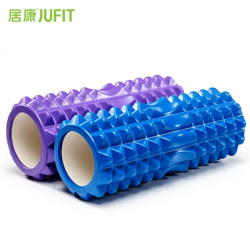 JUFIT 33x13cm EVA foam Crescent-shaped Yoga Roller Massage Roller