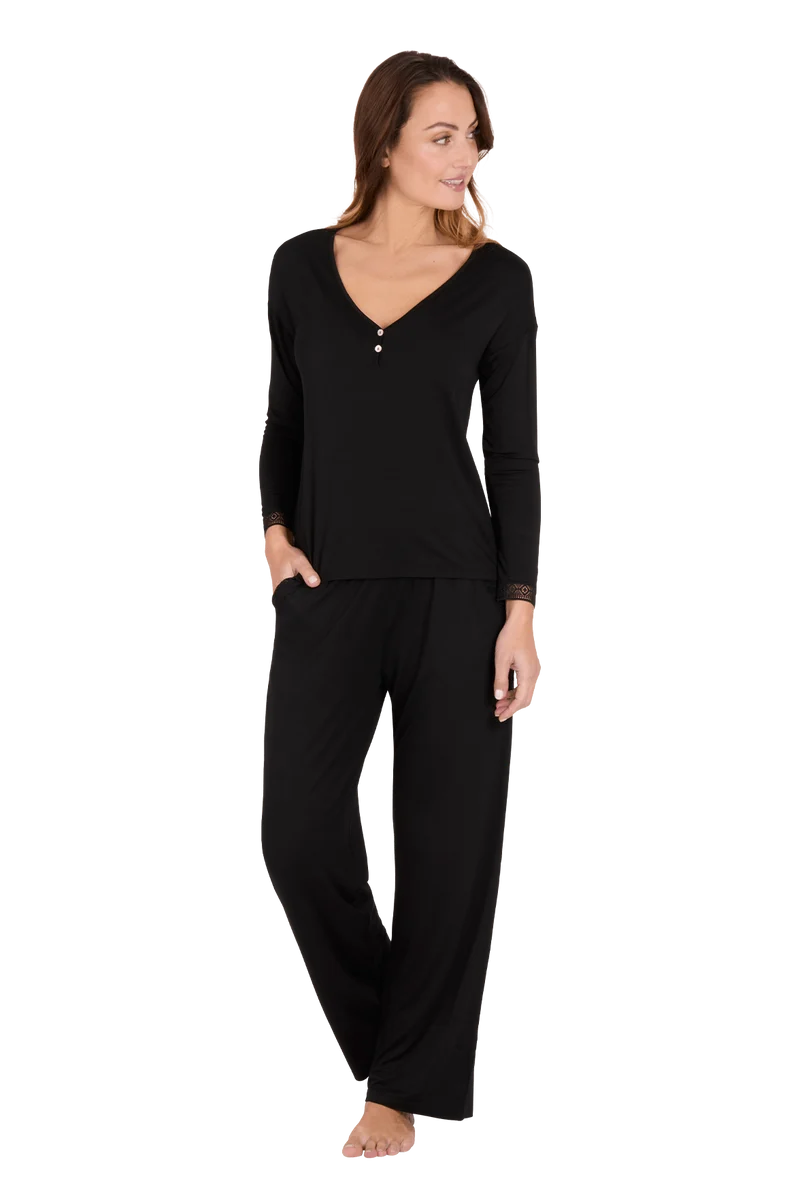 Pantalon Large Minuit - Noir
