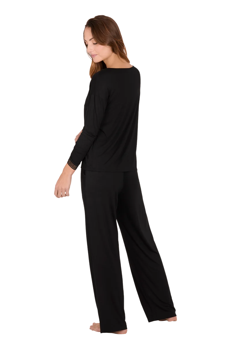 Pantalon Large Minuit - Noir