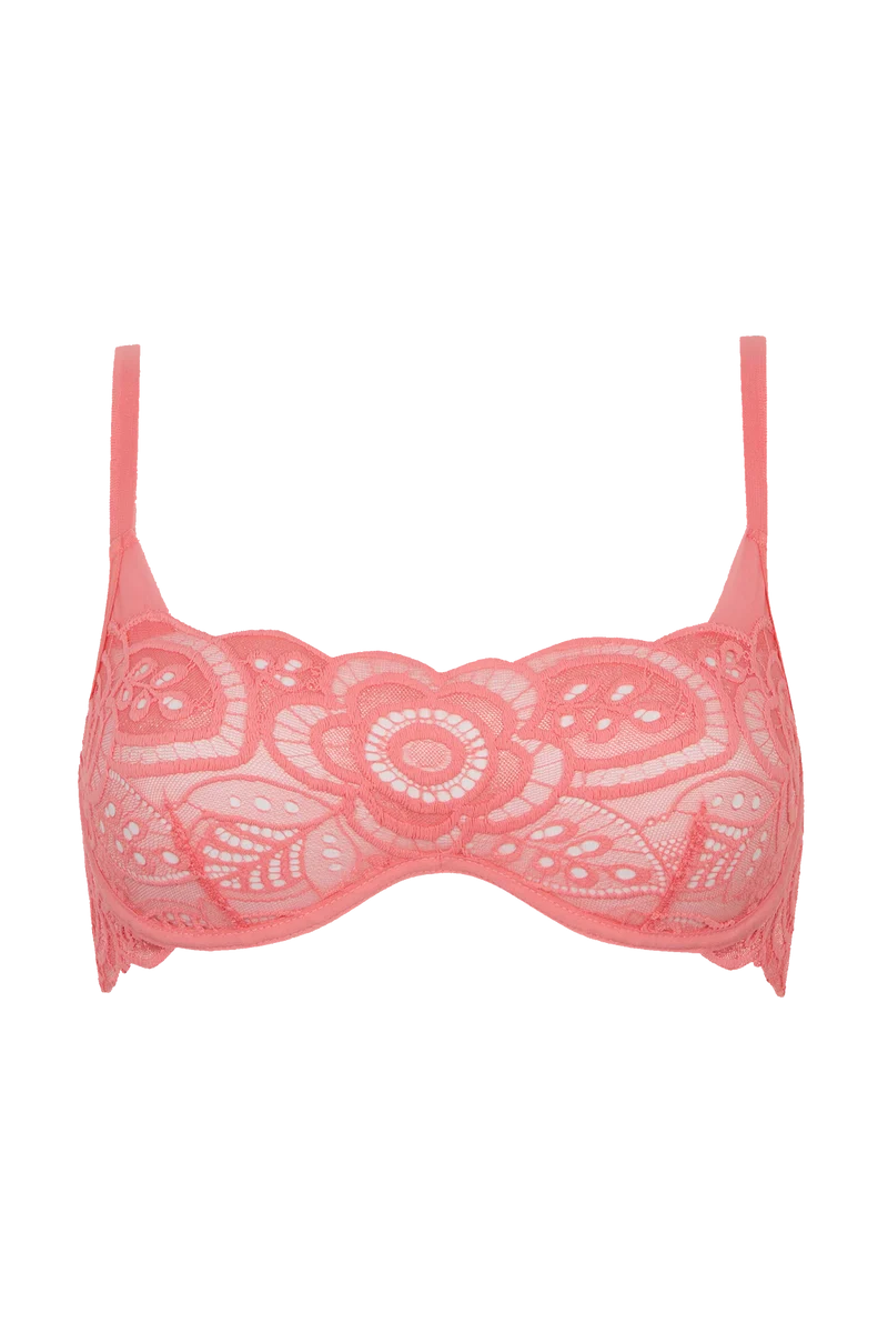 Soutien-gorge corbeille à armatures Soleil d'été - Rose bonbon
