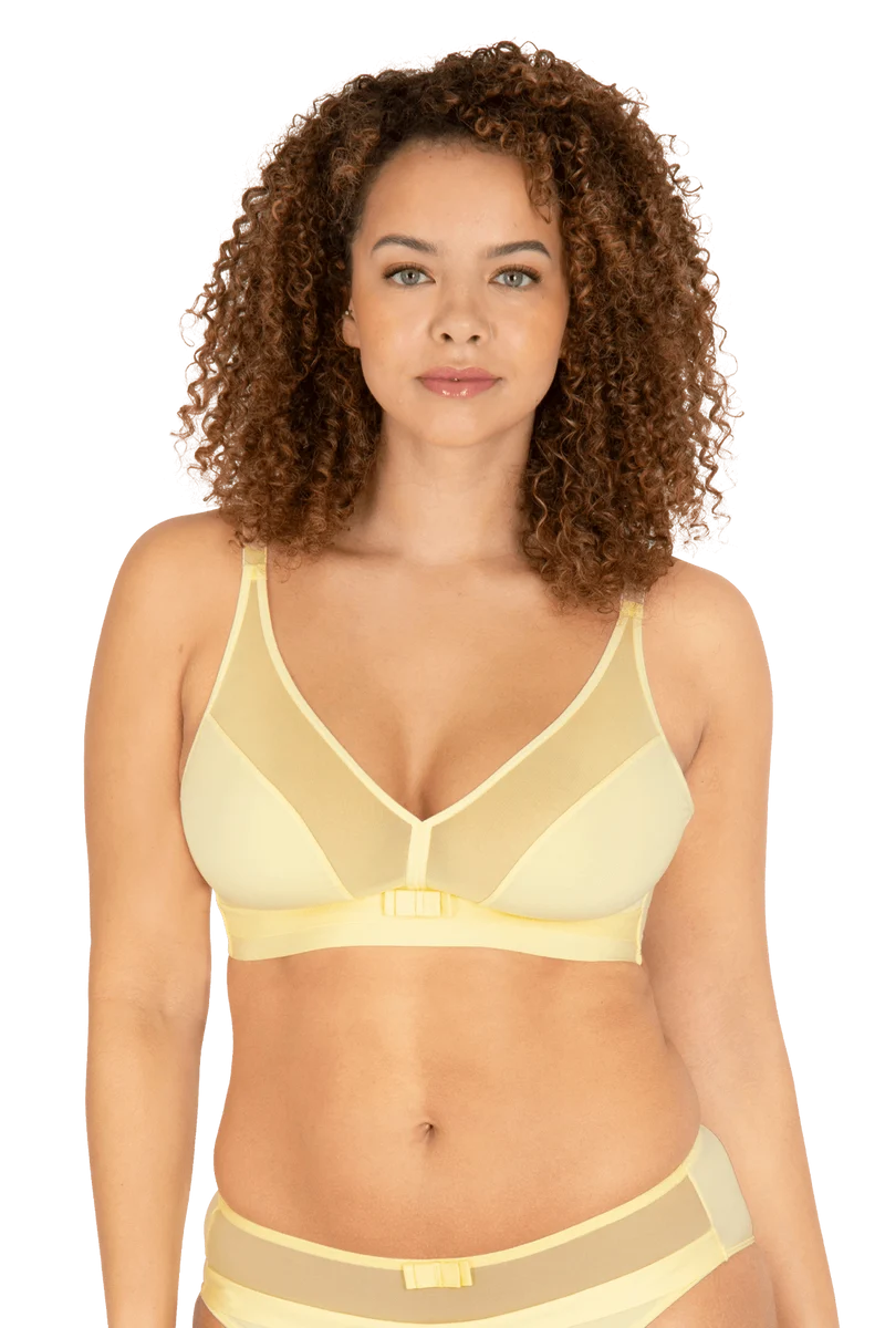 Soutien-gorge sans armatures Tulle Design - Limoncello
