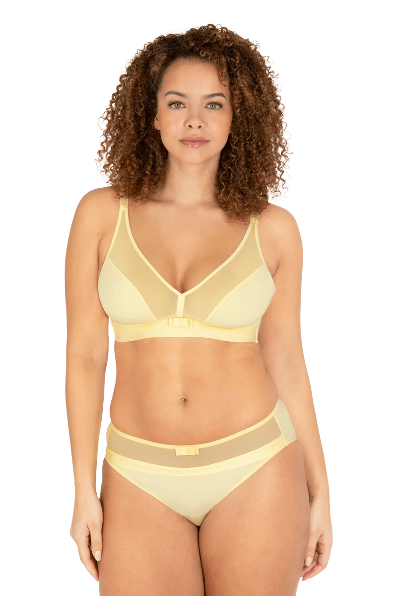 Soutien-gorge sans armatures Tulle Design - Limoncello