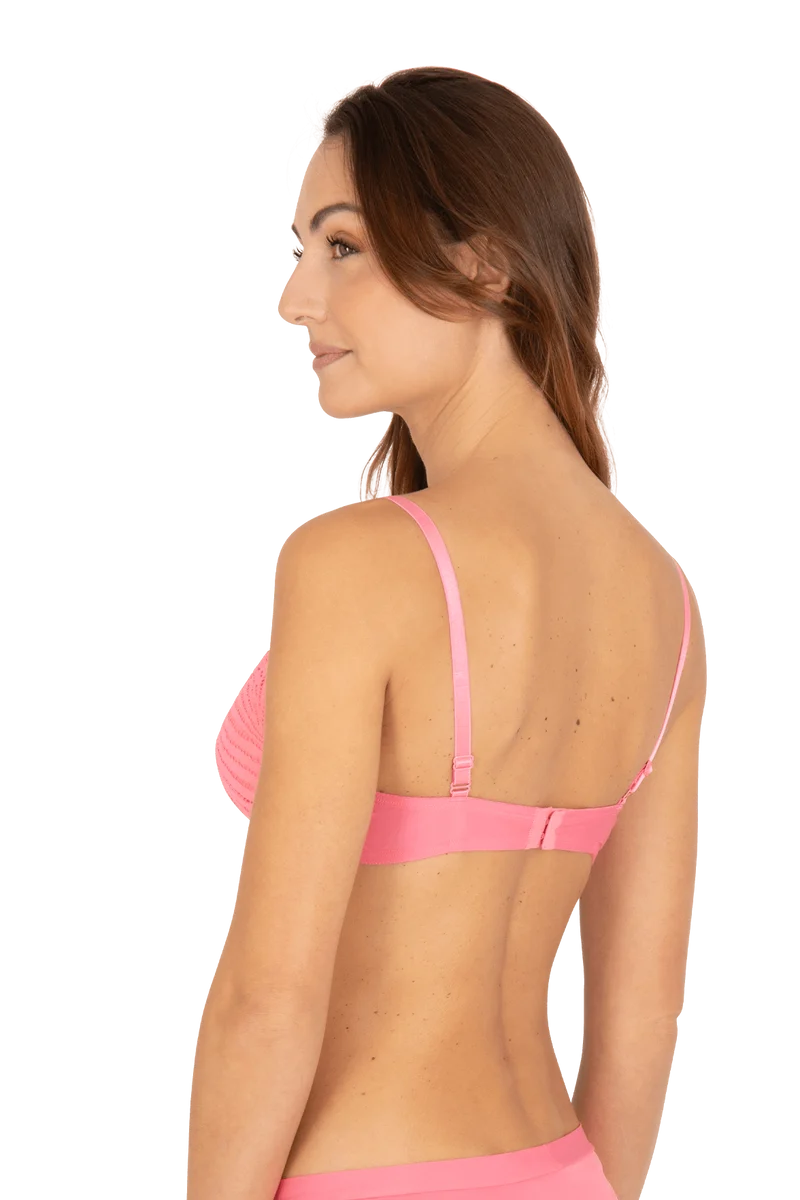 Soutien-gorge à coques Muse - Rose bonbon